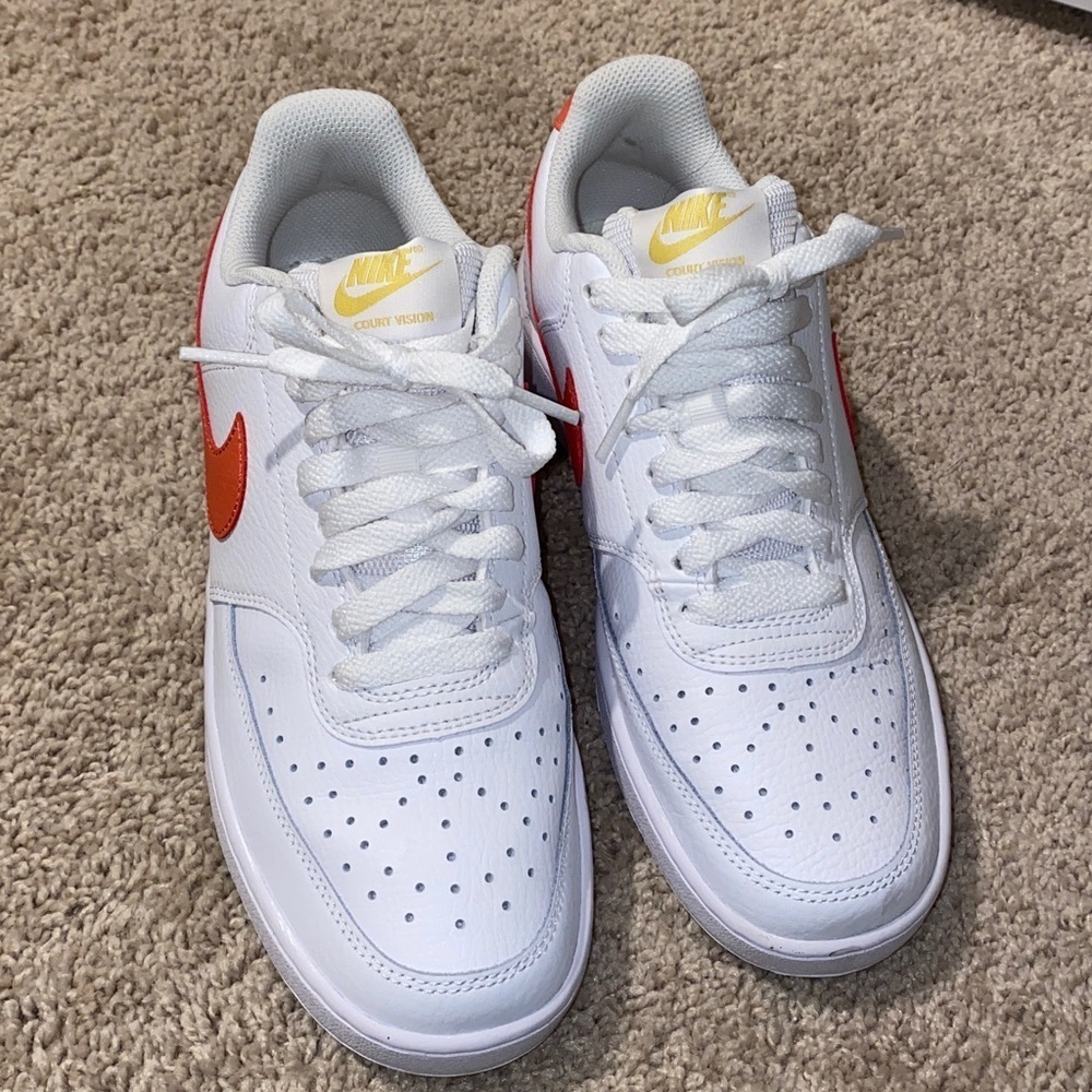Women's Nike Court Vision Sneakers Sea Coral - Picture 4 of 11